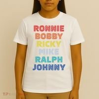 Retro Vintage Ronnie Bobby Ricky Mike Ralph And Johnny T-Shirt thumb 4