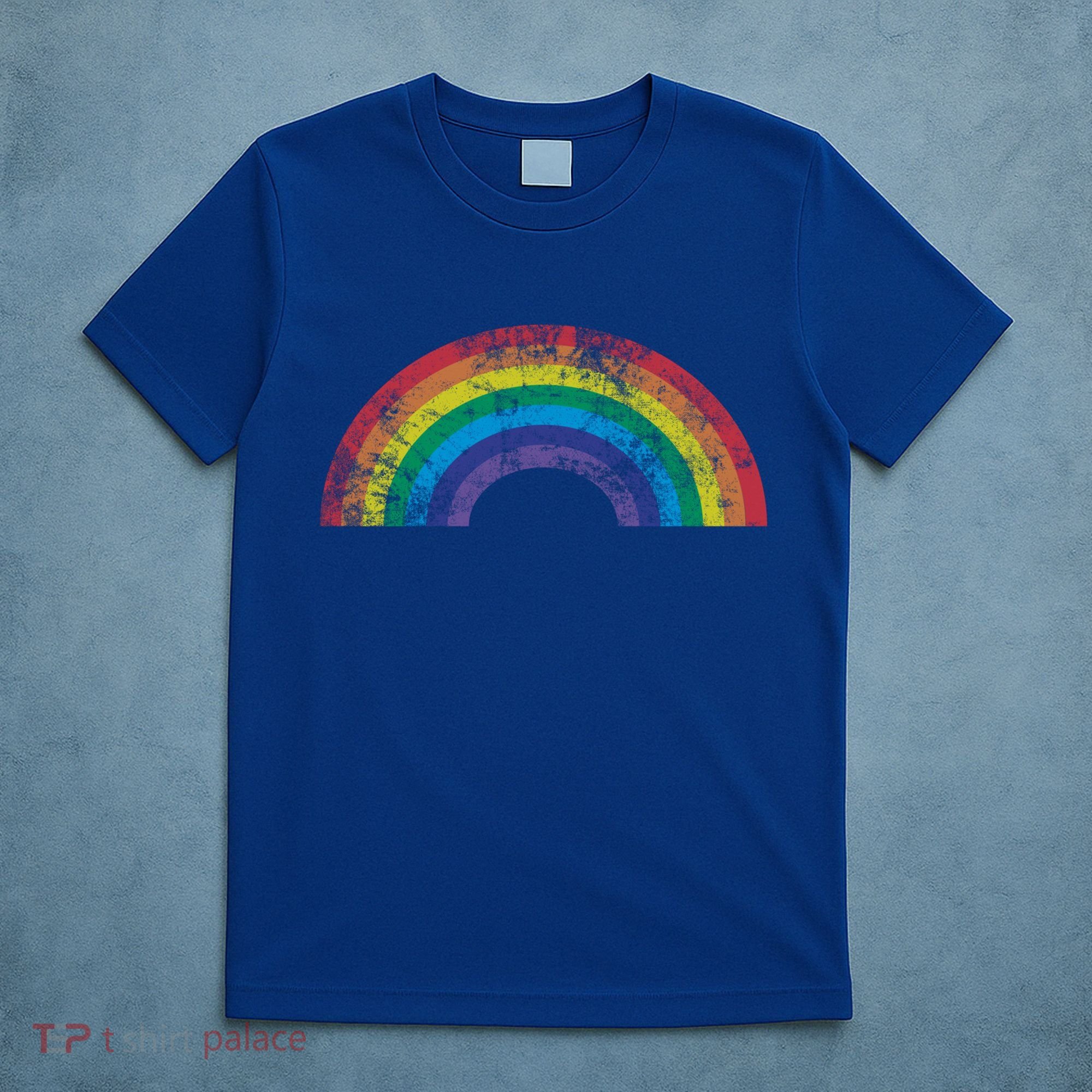 Rainbow Vintage Retro 70s 80s Style Gift Gift T-Shirt