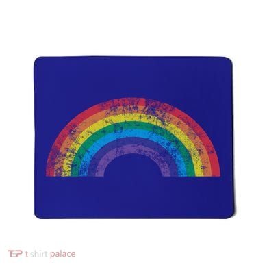 Rainbow Vintage Retro 70s 80s Style Gift Gift Mousepad