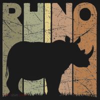 Rhino Vintage Rhinoceros Zookeeper Retro Safari T-Shirt thumb 7