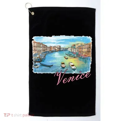 Romantic Venice Golf Towel