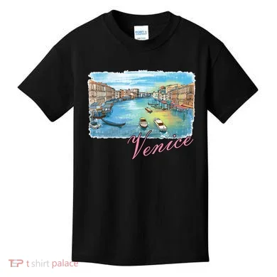 Romantic Venice Kids T-Shirt