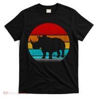 Retro Vintage Rhino T-Shirt thumb 0