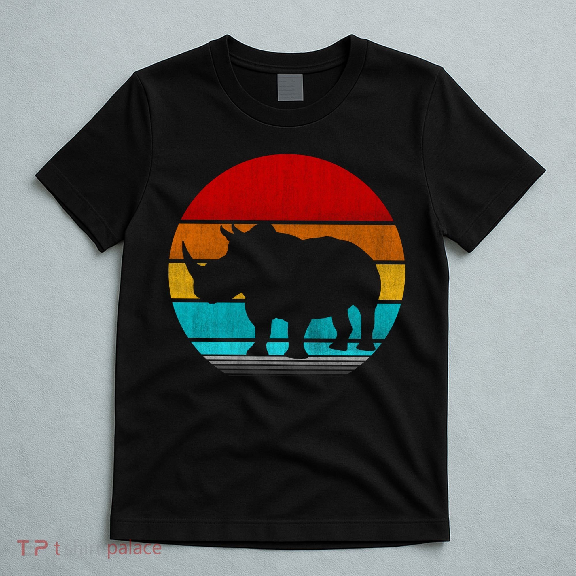 Retro Vintage Rhino T-Shirt