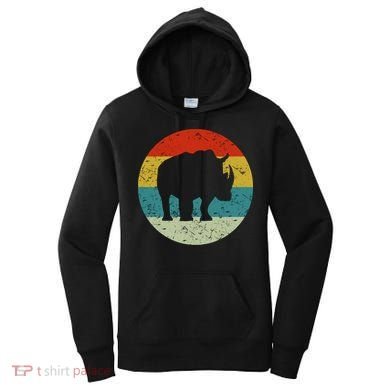 Retro Vintage Rhino Women's Hoodie