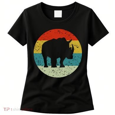 Retro Vintage Rhino Women's T-Shirt