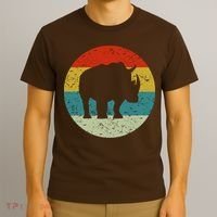 Retro Vintage Rhino T-Shirt thumb 3