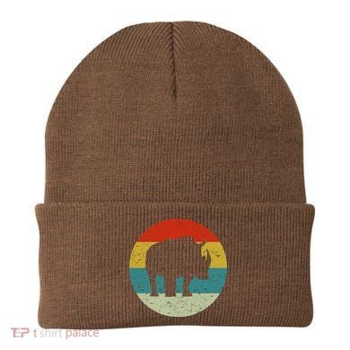 Retro Vintage Rhino Beanie