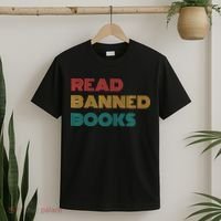 Retro Vintage Read Banned Books T-Shirt thumb 2