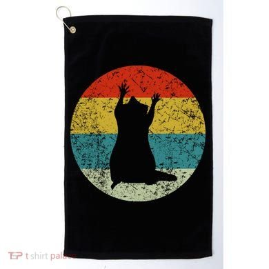Retro Vintage Raccoon Golf Towel