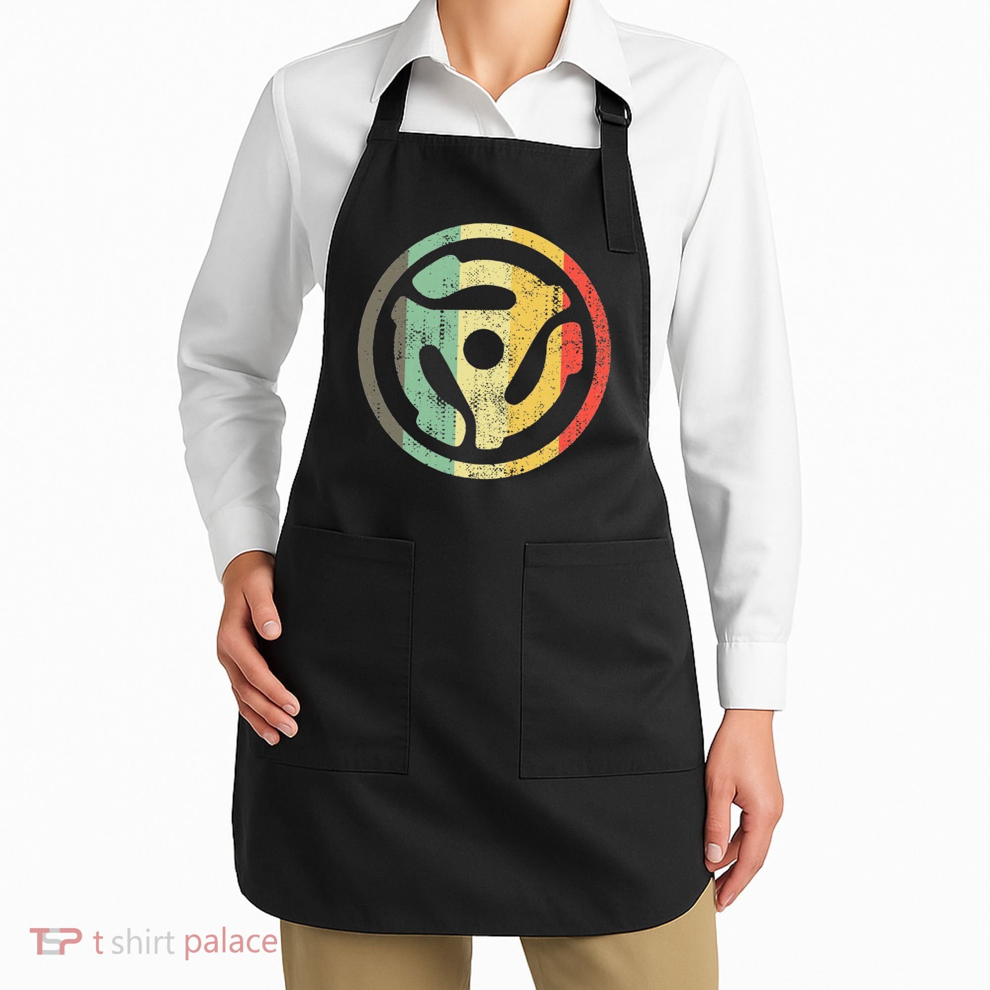 Retro Vinyl Record 45 Rpm Spindle Adapter Apron