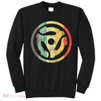 Retro Vinyl Record 45 Rpm Spindle Adapter Sweatshirt thumb 0