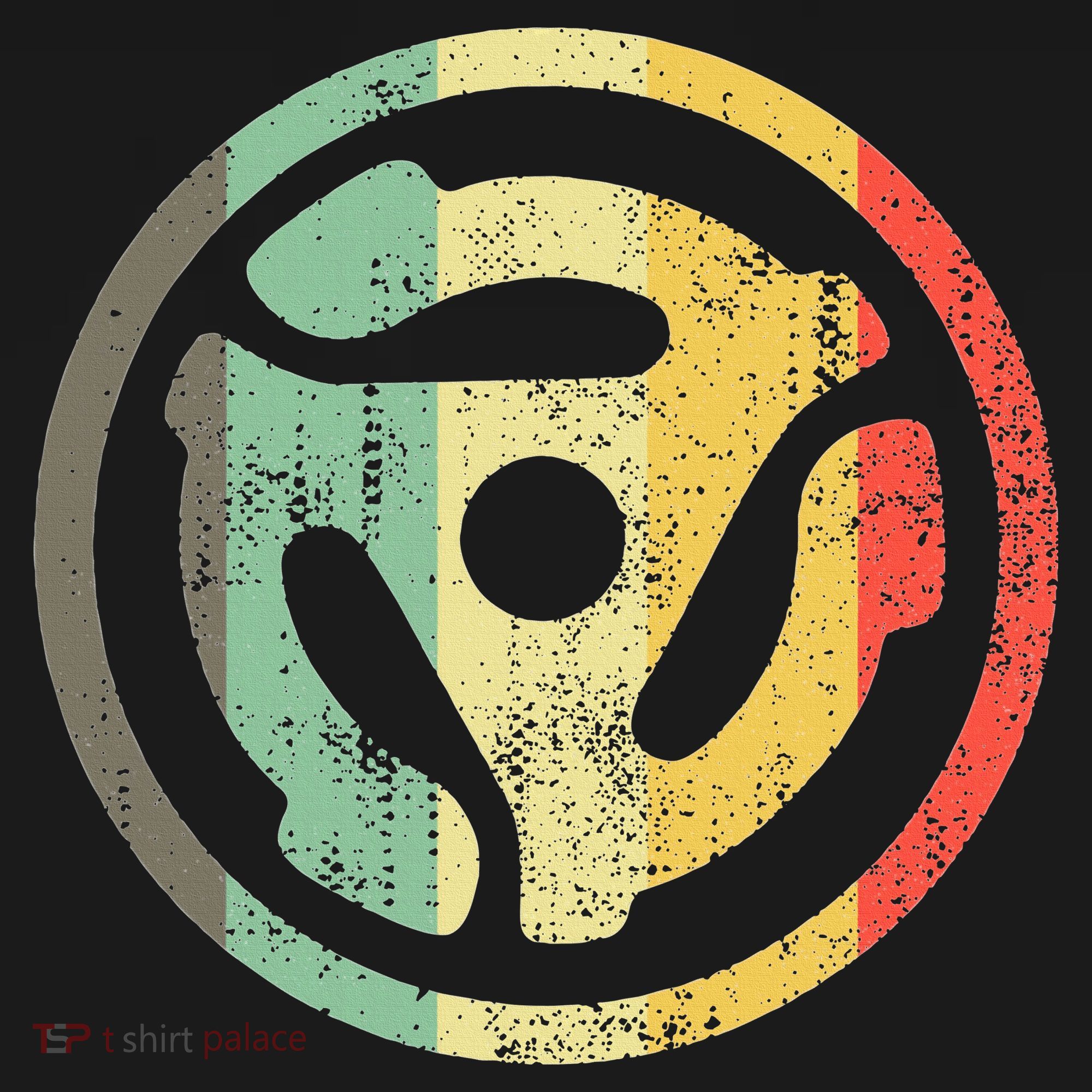 Retro Vinyl Record 45 Rpm Spindle Adapter Sweatshirt