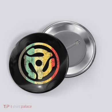 Retro Vinyl Record 45 Rpm Spindle Adapter Button
