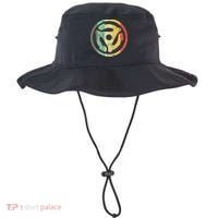Retro Vinyl Record 45 Rpm Spindle Adapter Bucket Hat thumb 0