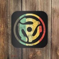 Retro Vinyl Record 45 Rpm Spindle Adapter Coaster thumb 0