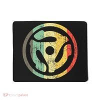 Retro Vinyl Record 45 Rpm Spindle Adapter Mousepad thumb 0