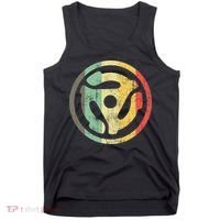 Retro Vinyl Record 45 Rpm Spindle Adapter Tank Top thumb 0