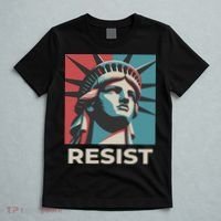 Retro Vintage Resist Statue Of Liberty T-Shirt thumb 5