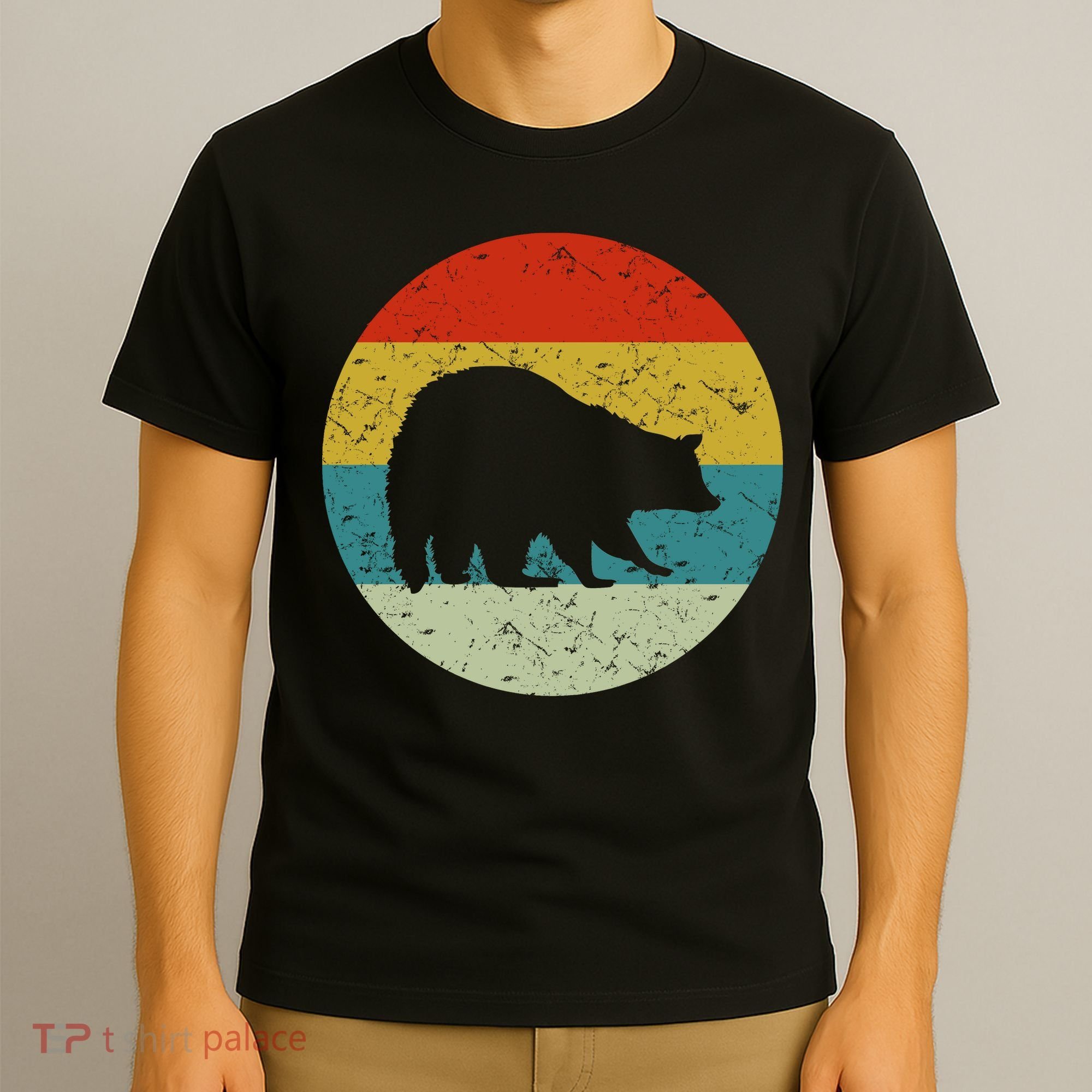 Retro Vintage Raccoon T-Shirt