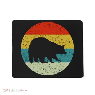 Retro Vintage Raccoon Mousepad