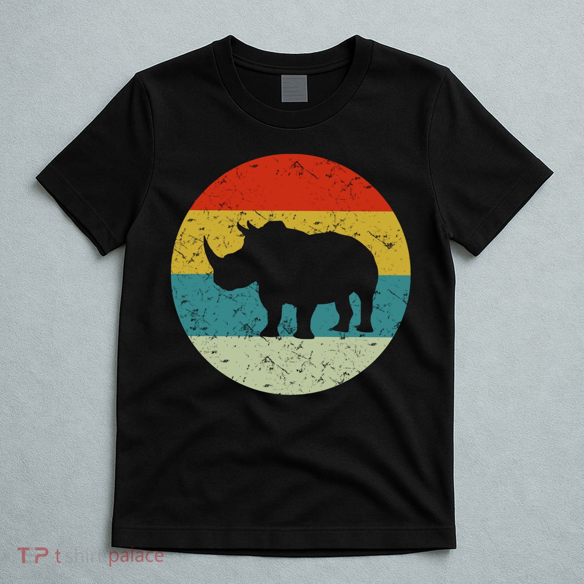 Retro Vintage Rhino T-Shirt