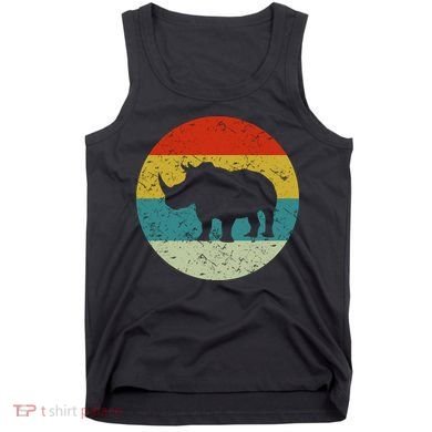 Retro Vintage Rhino Tank Top
