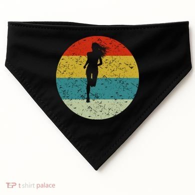 Retro Vintage Run USA-Made Doggie Bandana