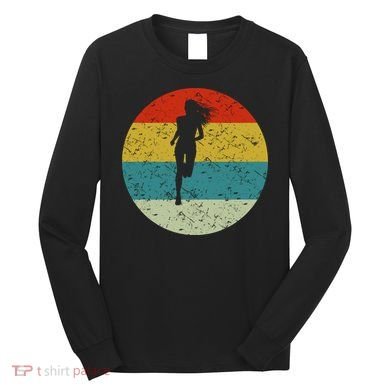 Retro Vintage Run Long Sleeve Shirt