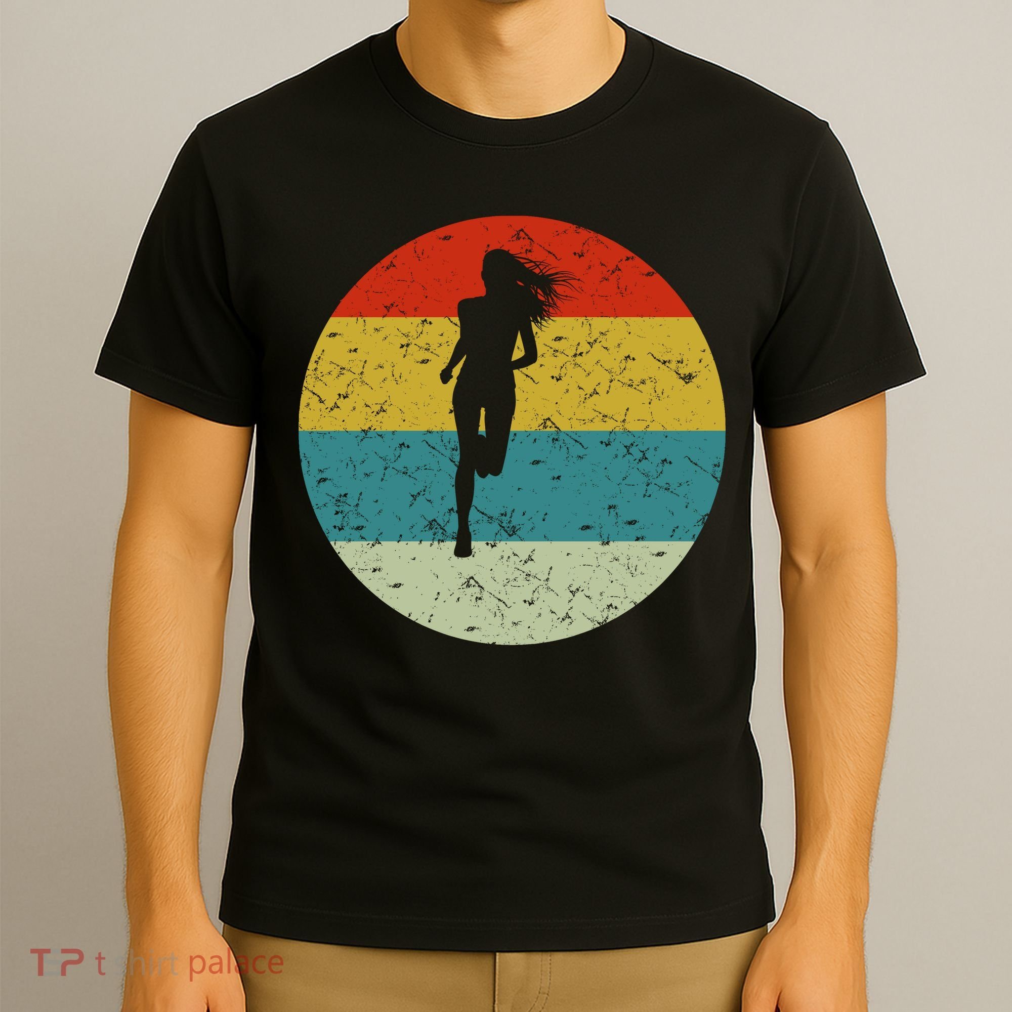 Retro Vintage Run T-Shirt