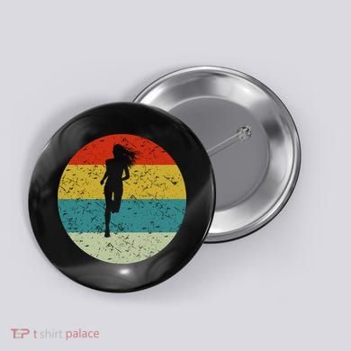 Retro Vintage Run Button
