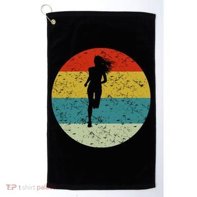 Retro Vintage Run Golf Towel