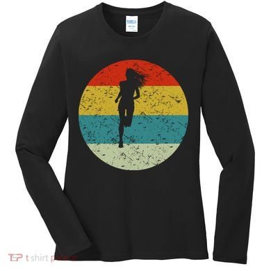 Retro Vintage Run Women's Long Sleeve Shirt