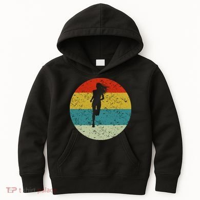 Retro Vintage Run Kids Hoodie