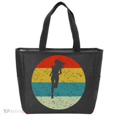 Retro Vintage Run Tote Bag