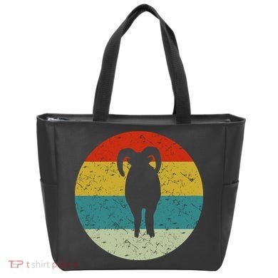 Retro Vintage Ram Tote Bag