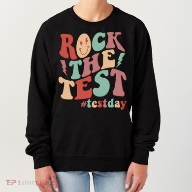Retro Vintage Rock The Test #Testday Women's Sweatshirt