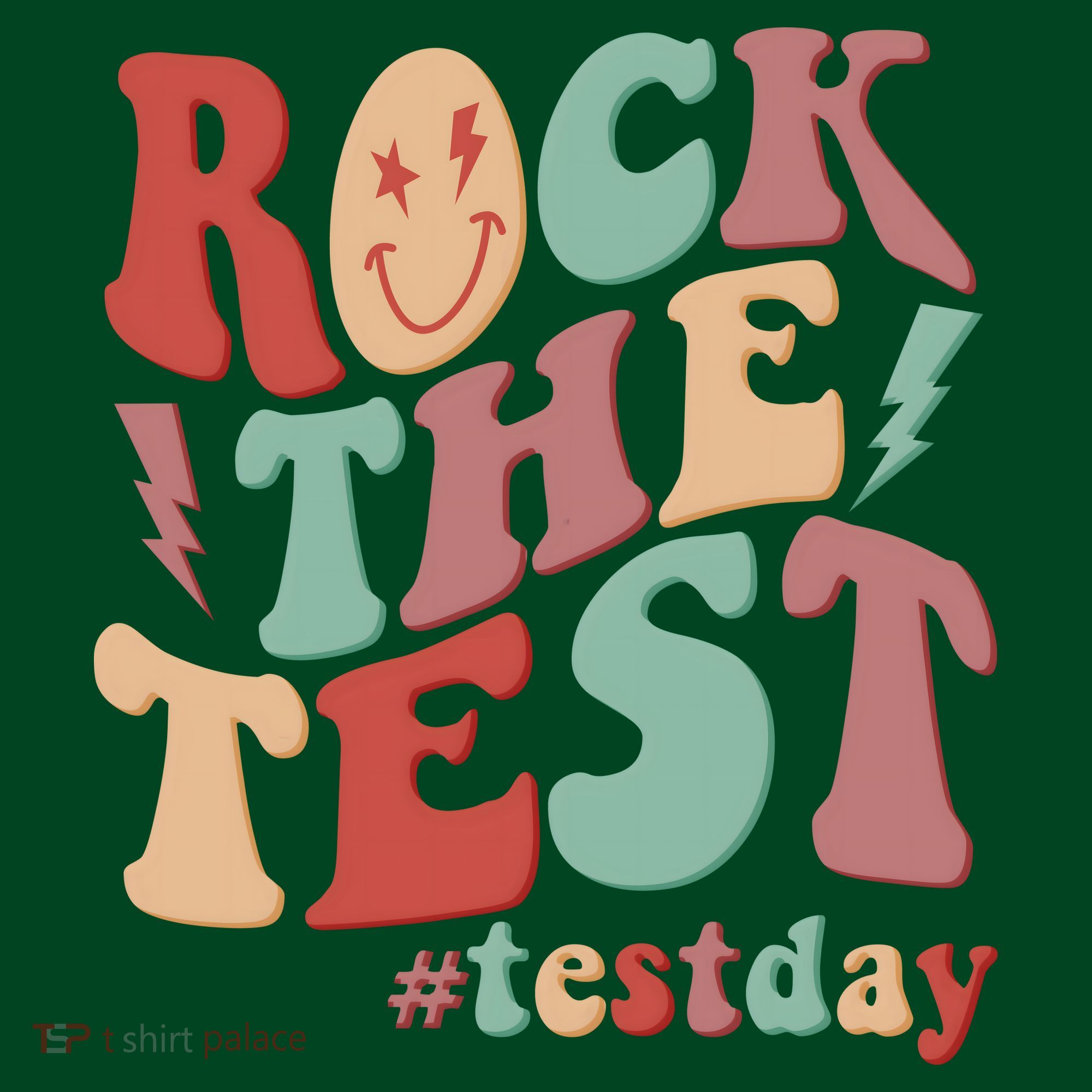 Retro Vintage Rock The Test #Testday T-Shirt