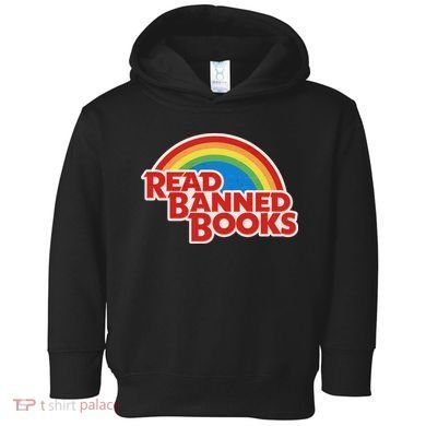 Retro Vintage Read Banned Books Toddler Hoodie