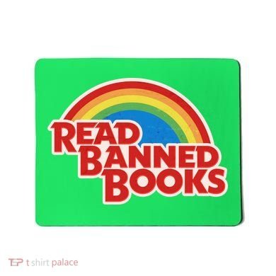 Retro Vintage Read Banned Books Mousepad