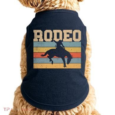 Rodeo Vintage Retro Doggie Tank