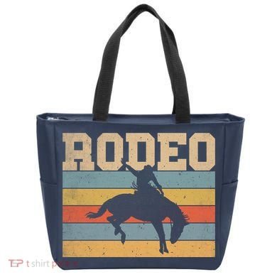 Rodeo Vintage Retro Tote Bag