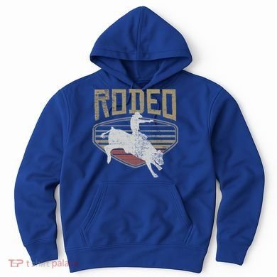Rodeo Vintage Retro Style Bull Riding Gift Cute Gift Hoodie