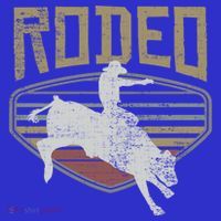 Rodeo Vintage Retro Style Bull Riding Gift Cute Gift T-Shirt thumb 7