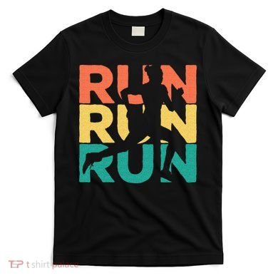 Retro Vintage Running Gift For Runners T-Shirt