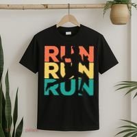 Retro Vintage Running Gift For Runners T-Shirt thumb 2