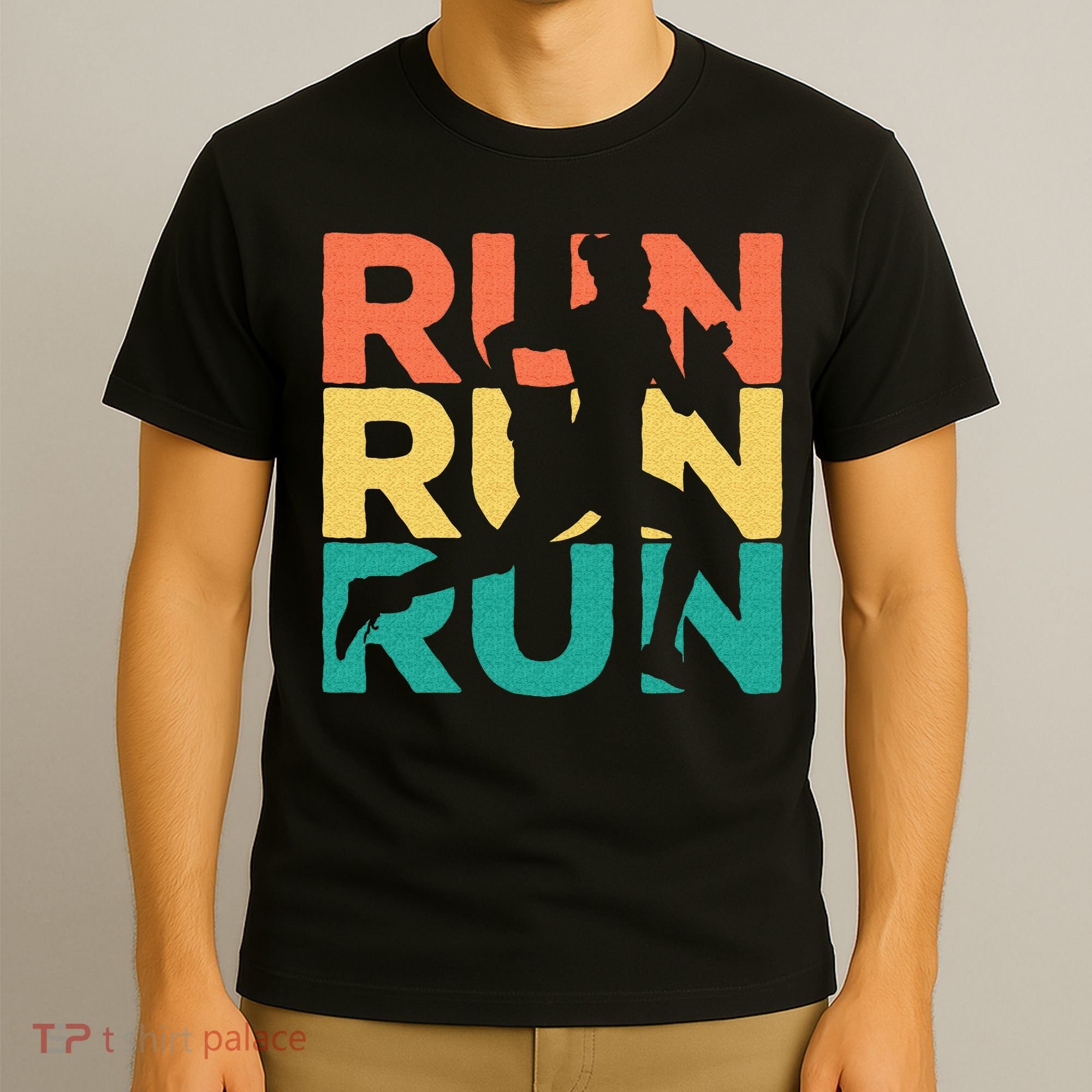 Retro Vintage Running Gift For Runners T-Shirt