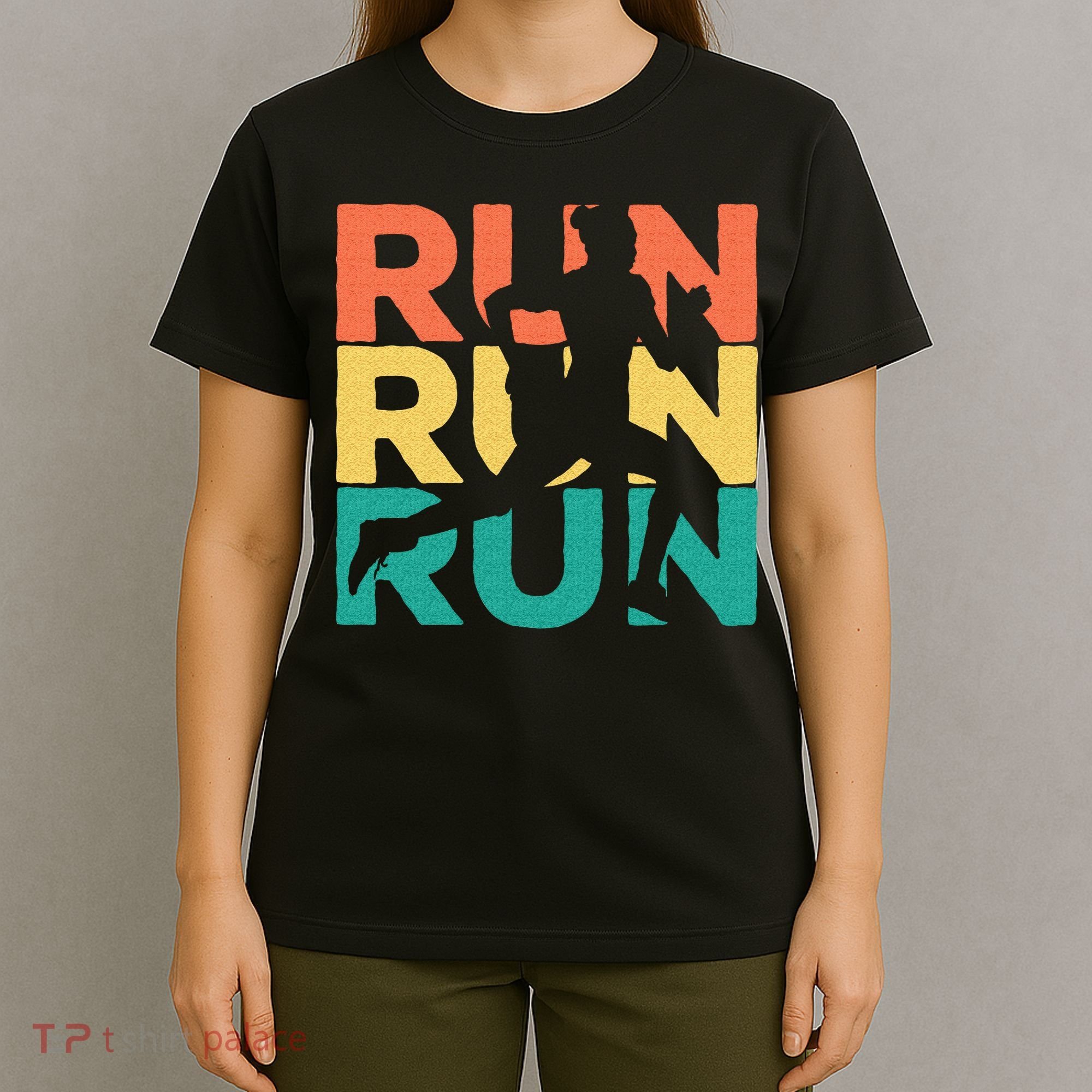 Retro Vintage Running Gift For Runners T-Shirt