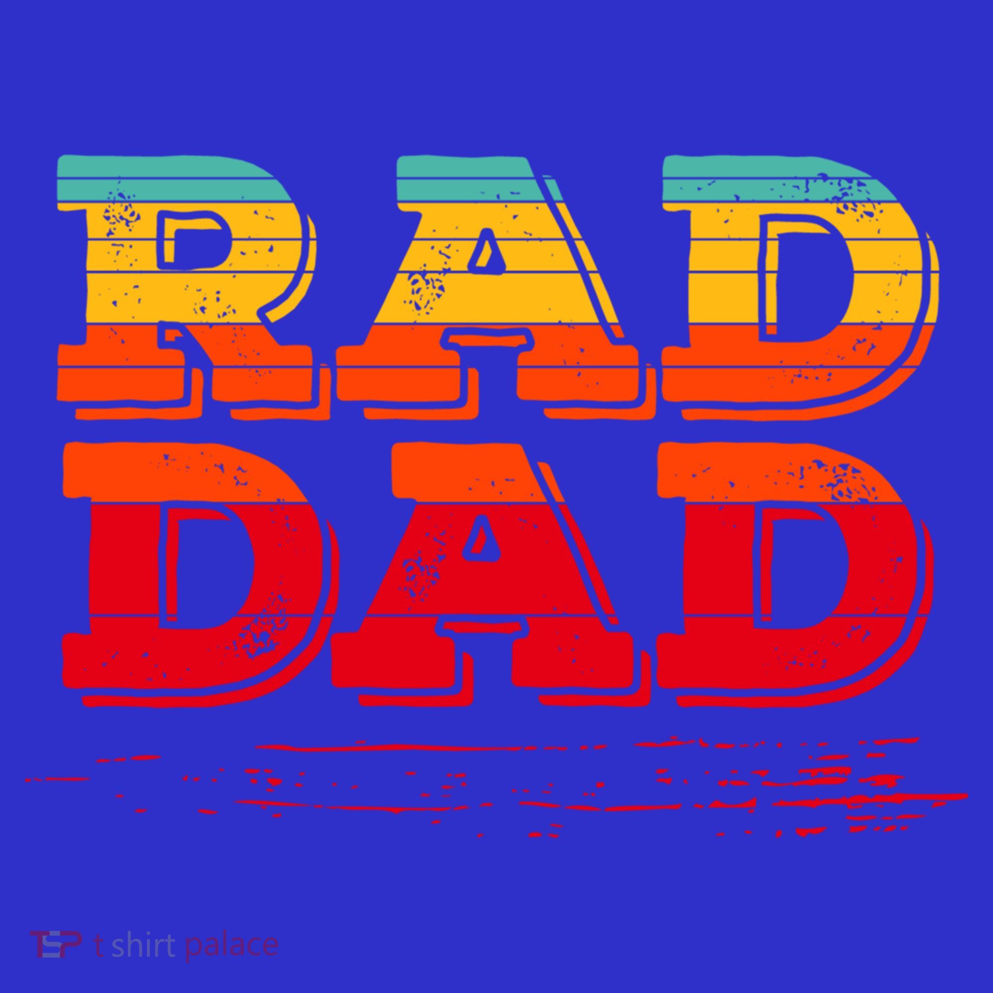 Retro Vintage Rad Dad Gift T-Shirt