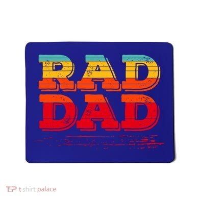 Retro Vintage Rad Dad Gift Mousepad